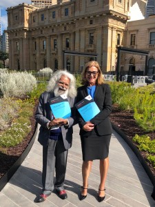 Fiona Patten and Jack Charles
